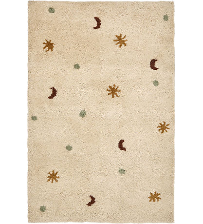 Ferm Living Tæppe - Skye Tufted Rug - 80x120 cm - Parchment