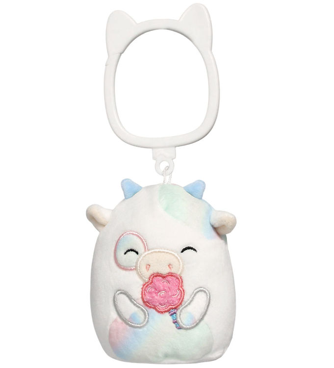 Squishmallows Bamse - 9 cm - Belozi Cow - Clip-On