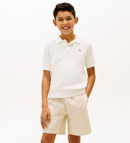 Tommy Hilfiger Polo - Ivory Silk White