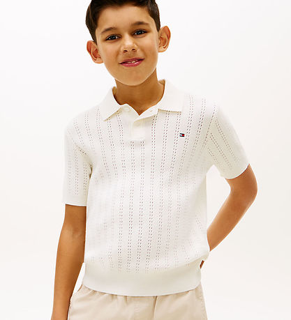 Tommy Hilfiger Polo - Ivory Silk White