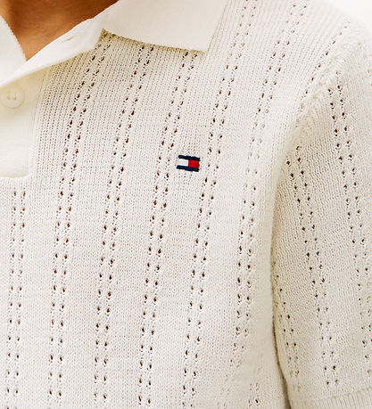 Tommy Hilfiger Polo - Ivory Silk White