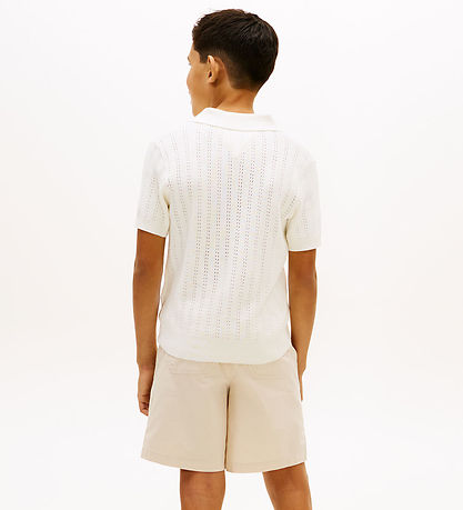 Tommy Hilfiger Polo - Ivory Silk White