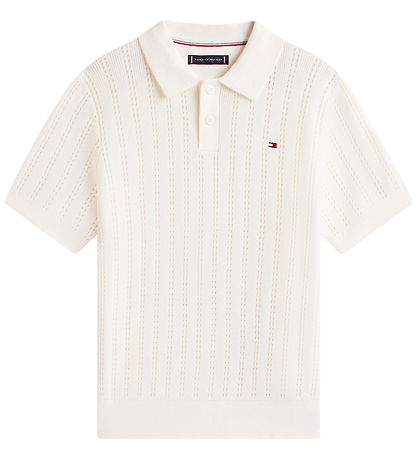 Tommy Hilfiger Polo - Ivory Silk White