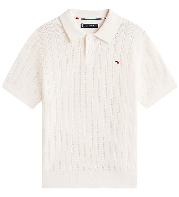 Tommy Hilfiger Polo - Ivory Silk White