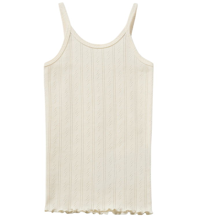 Sofie Schnoor Undertrøje - FaunaSK - Off White m. Hulmønster
