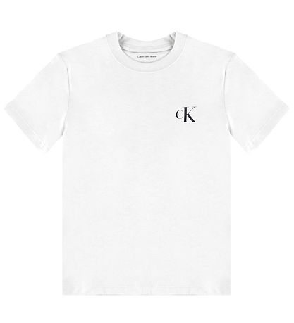 Calvin Klein T-shirt - 2-pak - Monogram - Bright White/ Black