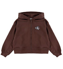 Calvin Klein Cardigan - Terry - Rocky Road Brown