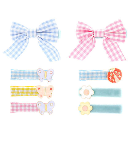Meri Meri Hårspænder - 8-pak - Little Garden