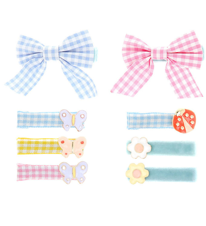 Meri Meri Hårspænder - 8-pak - Little Garden