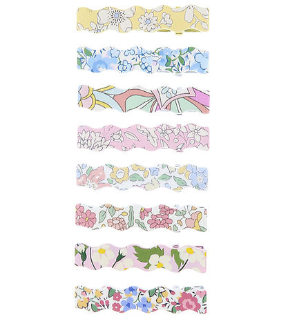 Meri Meri Hårspænder - 8-pak - Liberty Wavy