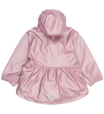 Mikk-Line Regntøj m. Seler - PU - Metallic - Mauve Shadows