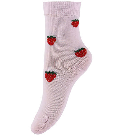 Fuzzies 양말 - 2개입 - 소프트 핑크 포함 딸기
