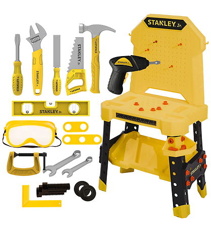 Stanley Jr. Arbejdsbænk m. Værktøj - Gul