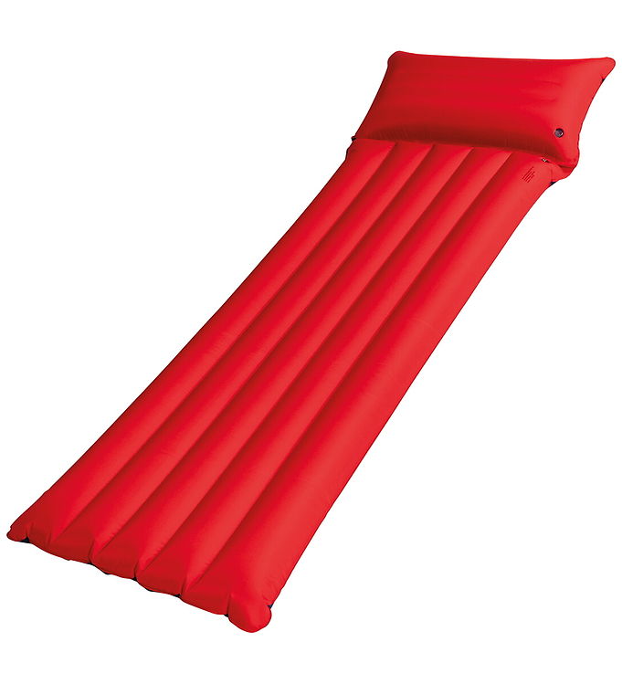 Camping Check Luftmadras - 175x54 cm - Rød