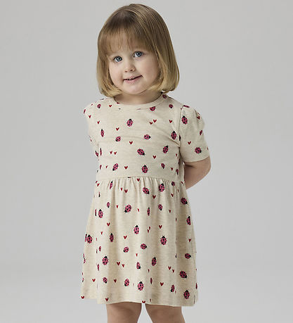 Name It Kjole - Bomuld/Modal - NmfHaline - Peyote Melange m. Gli