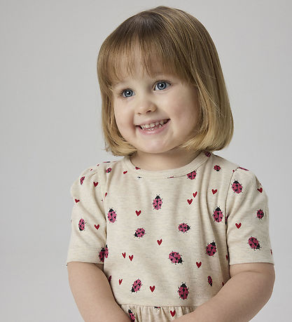 Name It Kjole - Bomuld/Modal - NmfHaline - Peyote Melange m. Gli