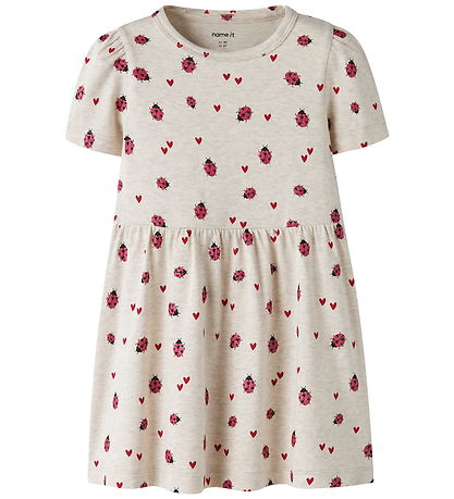 Name It Kjole - Bomuld/Modal - NmfHaline - Peyote Melange m. Gli