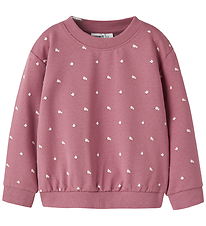 Name It Sweatshirt - NmfHendrika - Mesa Rose m. Blomster