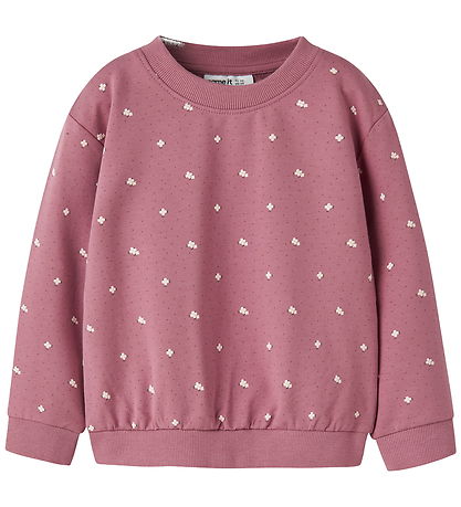 Name It Sweatshirt - NmfHendrika - Mesa Rose m. Blomster
