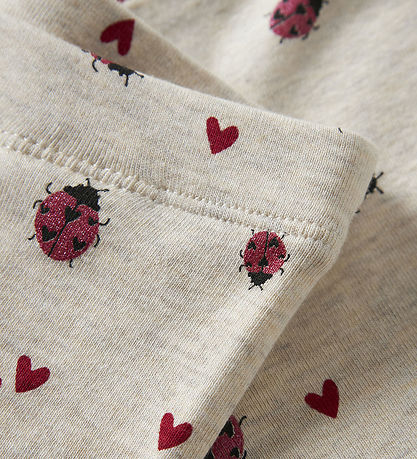 Name It Leggings - Bomuld/Modal - NmfHaline - Peyote Melange m. 