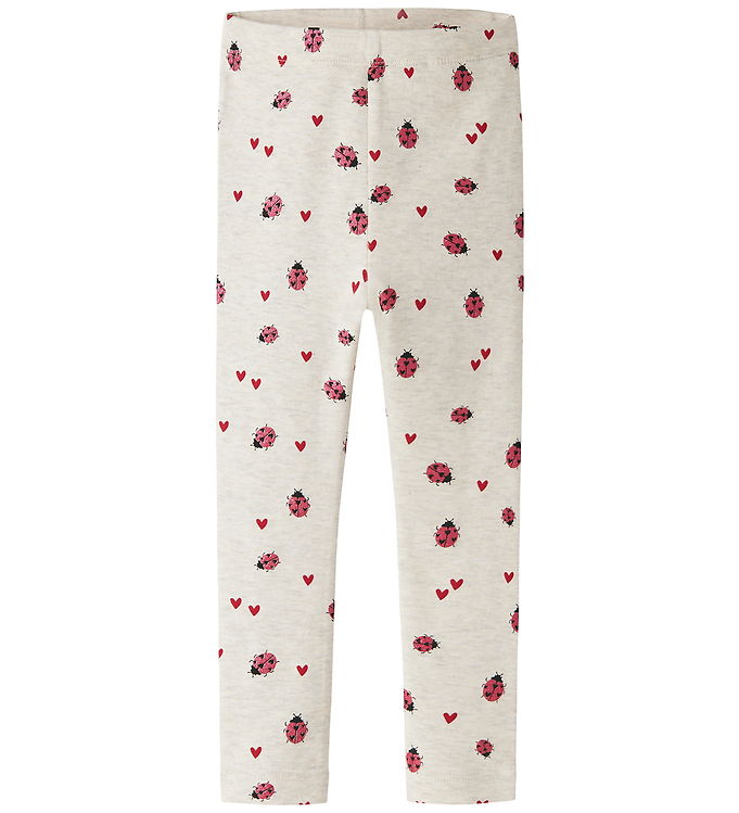 Name It Leggings - Bomuld/Modal - NmfHaline - Peyote Melange m.