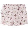 Name It Cykelshorts - Rib - NmfVemma - Cradle Pink/Butterflies