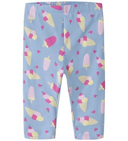 Name It Leggings - NmfVivian - Serenity/Ice Cream