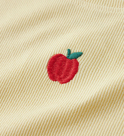 Name It T-shirt - Rib - NmfVivemma - Double Cream/Apples