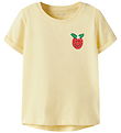 Name It T-shirt - NmfVix - Double Cream/Strawberry