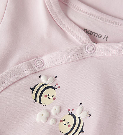 Name It Slå-om Body k/æ - NbfVubie - Cradle Pink/Bee