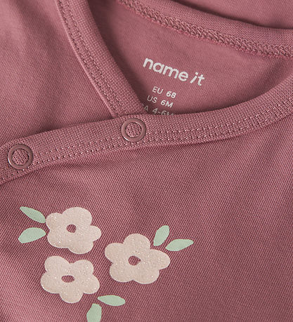 Name It Slå-om Body k/æ - NbfVubie - Mesa Rose/Flowers