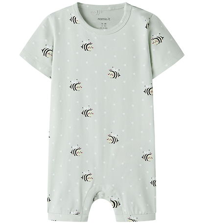 Name It Sommerdragt - NbfVandora - Pale Aqua/Bee