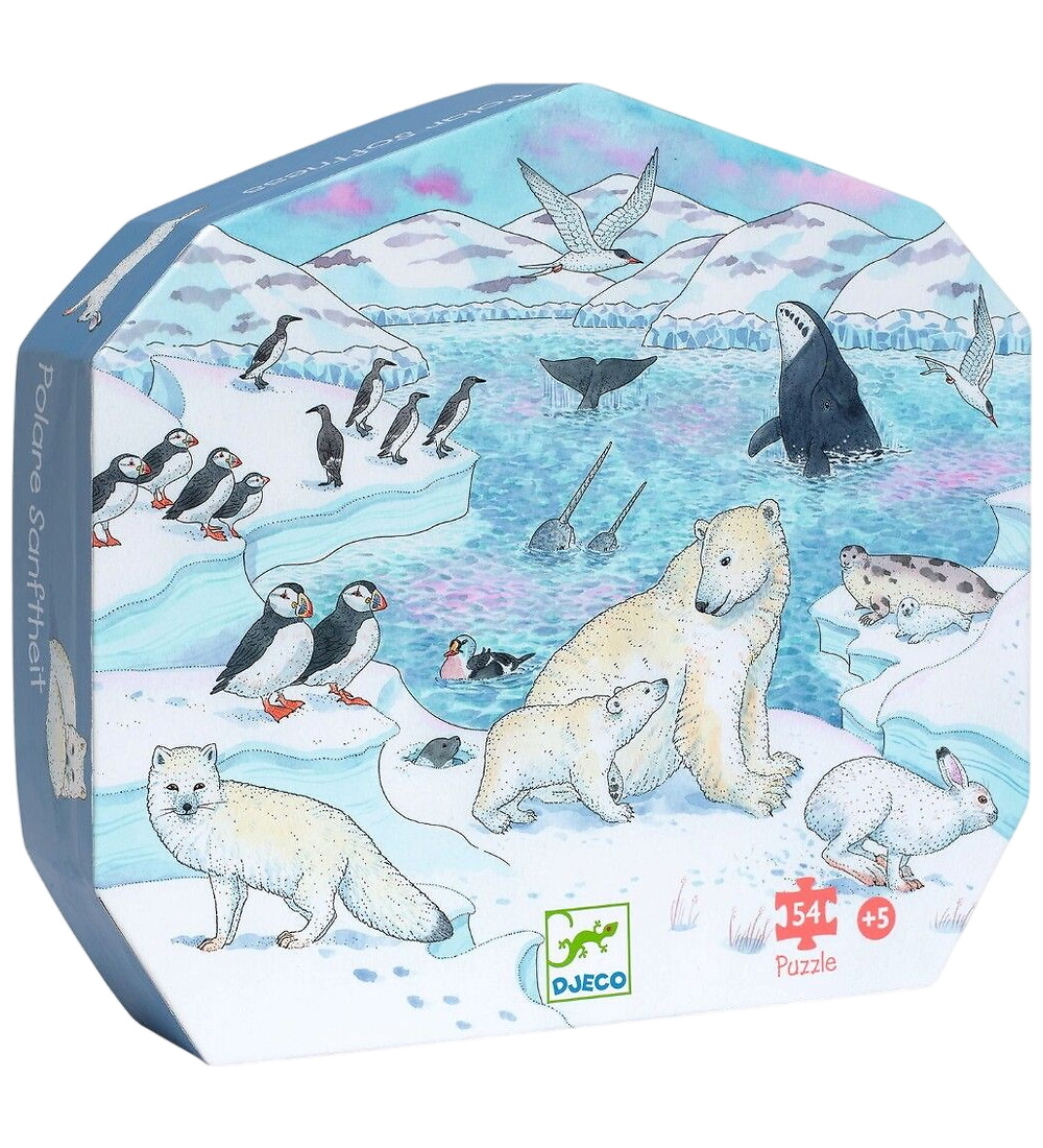 Djeco Puzzlespiel - 54 Teile - Polarweichheit - Djeco - One Size - Puzzlespiele
