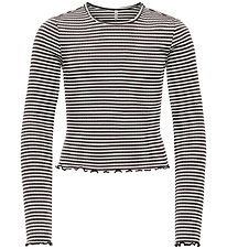 Kids Only Bluse - KogDixi - Black/Cloud Dancer