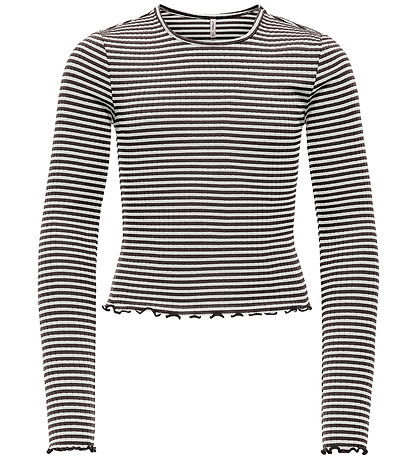 Kids Only Bluse - KogDixi - Black/Cloud Dancer