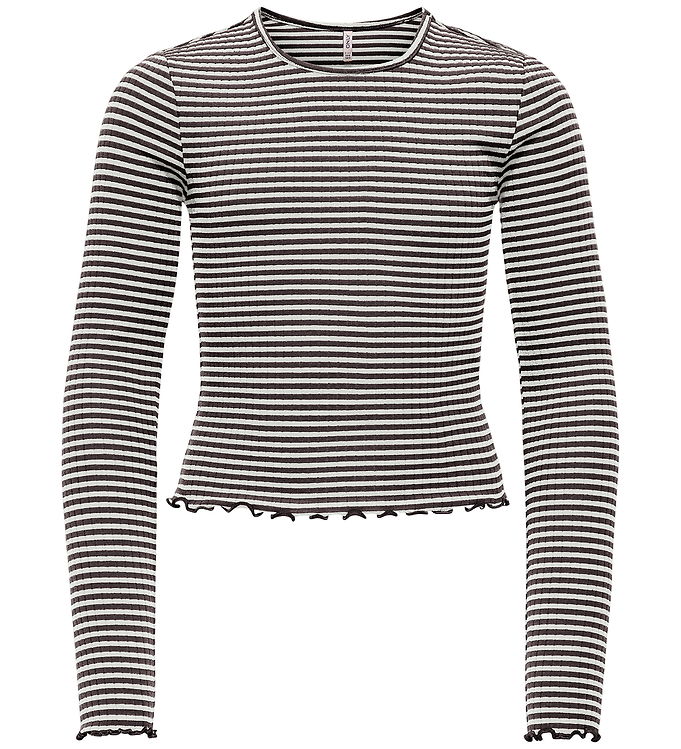 Kids Only Bluse - KogDixi - Black/Cloud Dancer