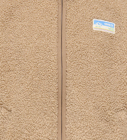 Kids Only Fleecejakke - Teddy - KogEva - Cuban Sand