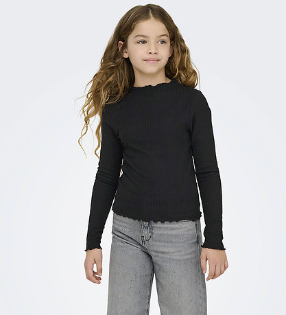 Kids Only Bluse - Rib - KogEmma - Sort