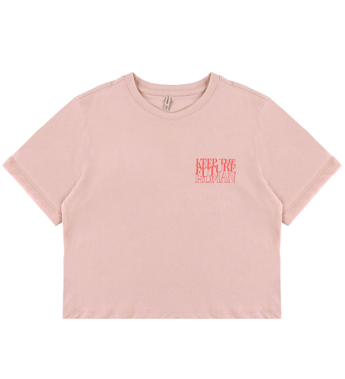 Kids Only T-shirt - KogStinna - Rose Smoke/Future