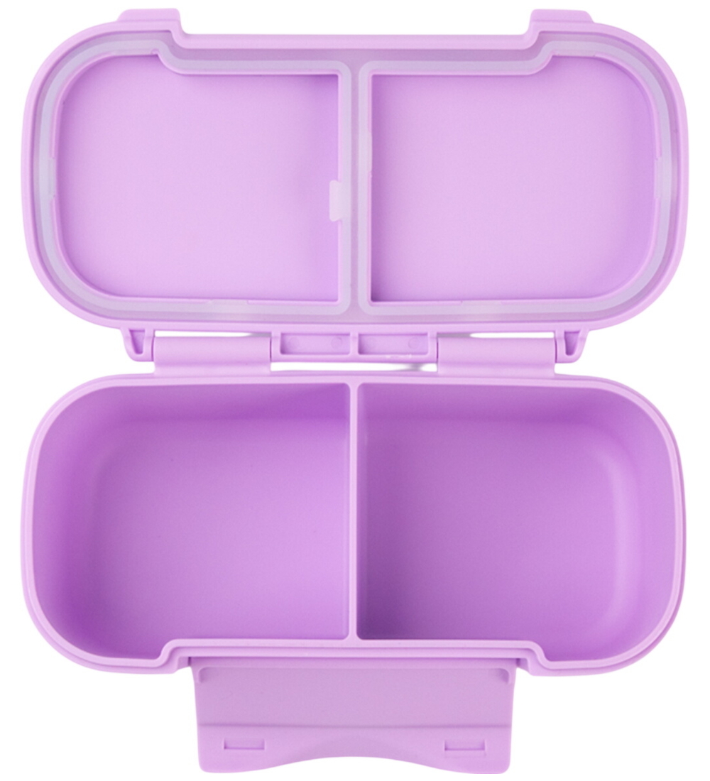 MontiiCo Snackbox m. 2 Fächer - Bento-Snack - 425 ml - Lilac - Montiico - One Size - Brotdosen