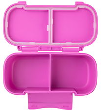 Montiico Snackboks m. 2 Rum - Bento Snack - Fuchsia