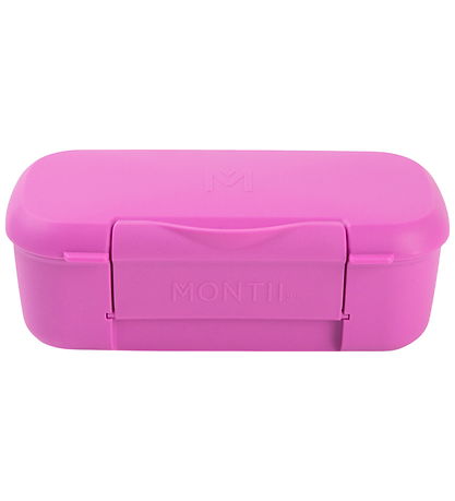 Montiico Snackboks m. 2 Rum - Bento Snack - Fuchsia