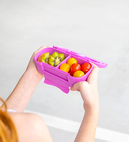 Montiico Snackboks m. 2 Rum - Bento Snack - Fuchsia