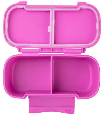 Montiico Snackboks m. 2 Rum - Bento Snack - Fuchsia