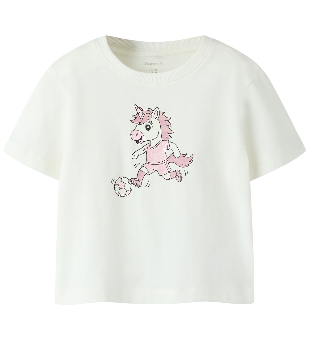Name It T-Shirt - NbfHenrina - Cloud Tänzerin m. Glitzer - Name It - 2 Jahre (92) - T-Shirts