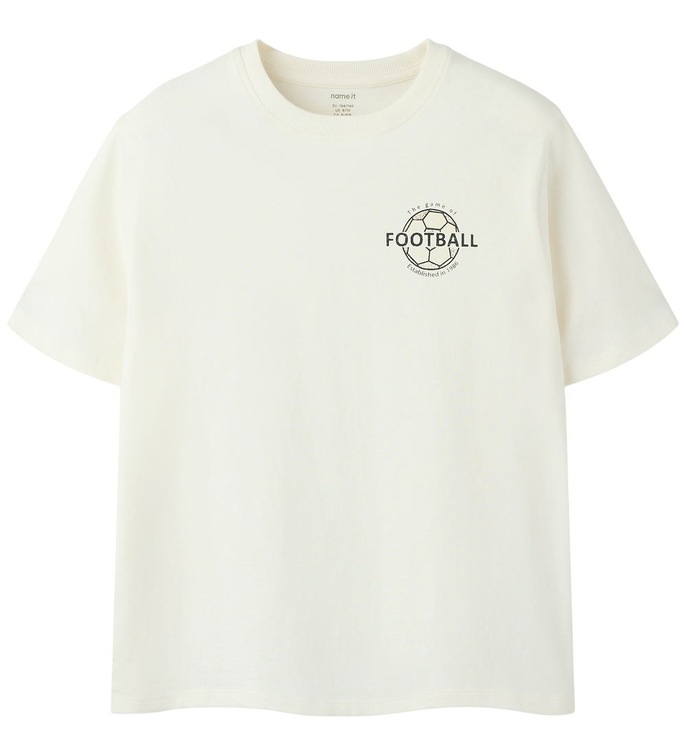 Name It T-Shirt - NkfHimas - Cloud Tänzer/Fußballspiel - Name It - 9-10 Jahre (134-140) - T-Shirts