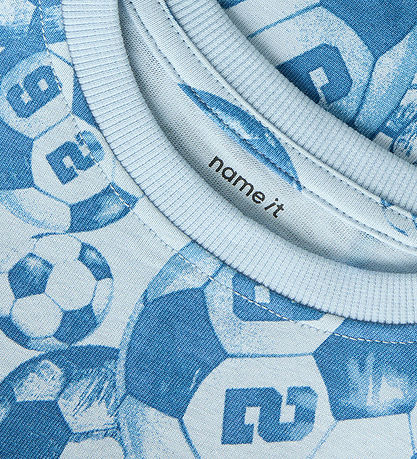 Name It T-shirt - NmmHootball - Subdued Blue