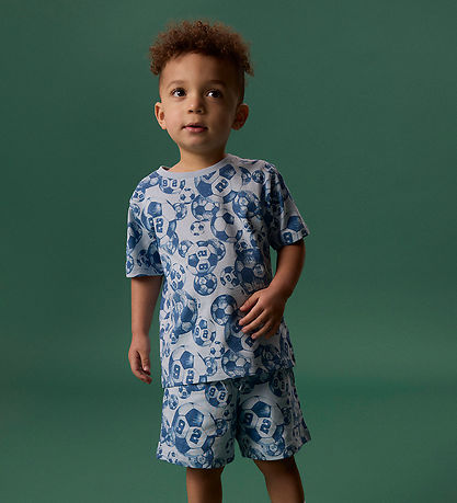 Name It Shorts - NmmHootball - Subdued Blue