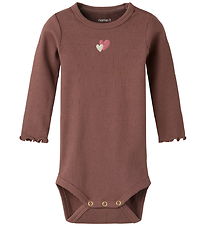 Name It Body l/æ - Rib - NbfHanilia - Marron