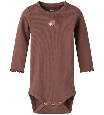 Name It Body l/æ - Rib - NbfHanilia - Marron